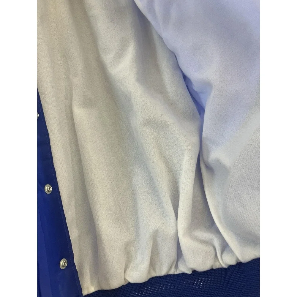 Vintage Royal Blue Top Gun Wacker Varsity Jacket - Picture 9 of 13